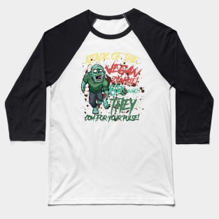 Attack Of The Vegan Zombie Baseball T-Shirt